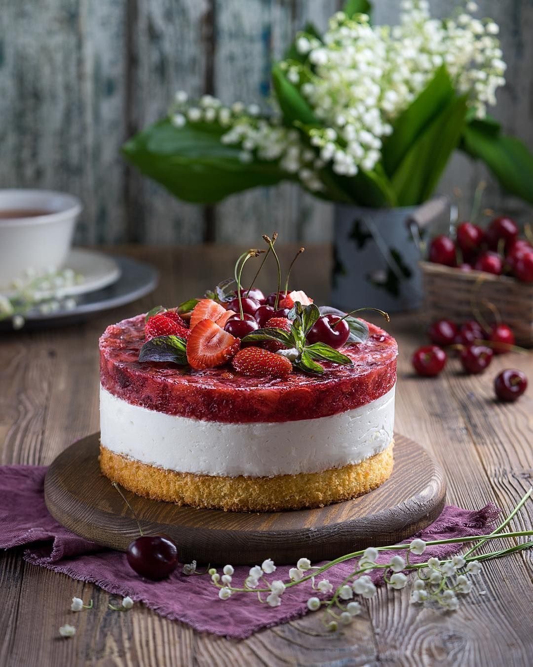 Брусничная начинка