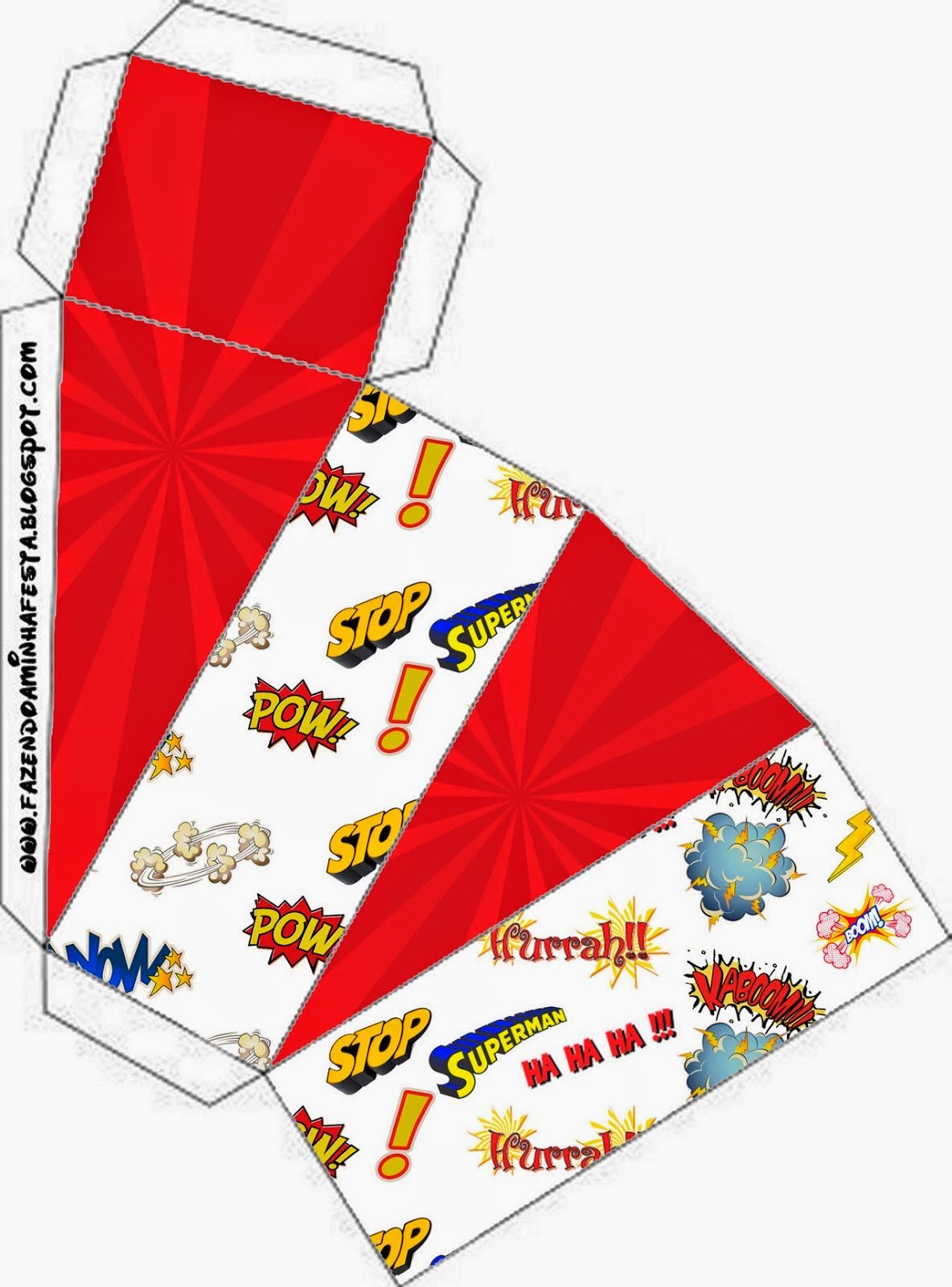 Бумажный торт шаблон