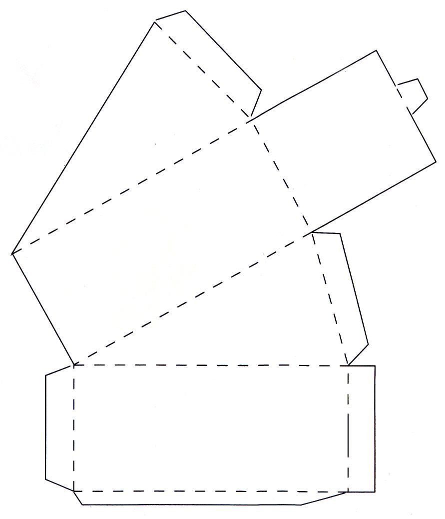 Развертка кусочка торта