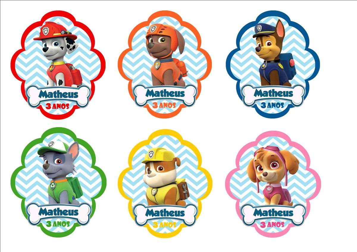 Щенячий патруль бирка