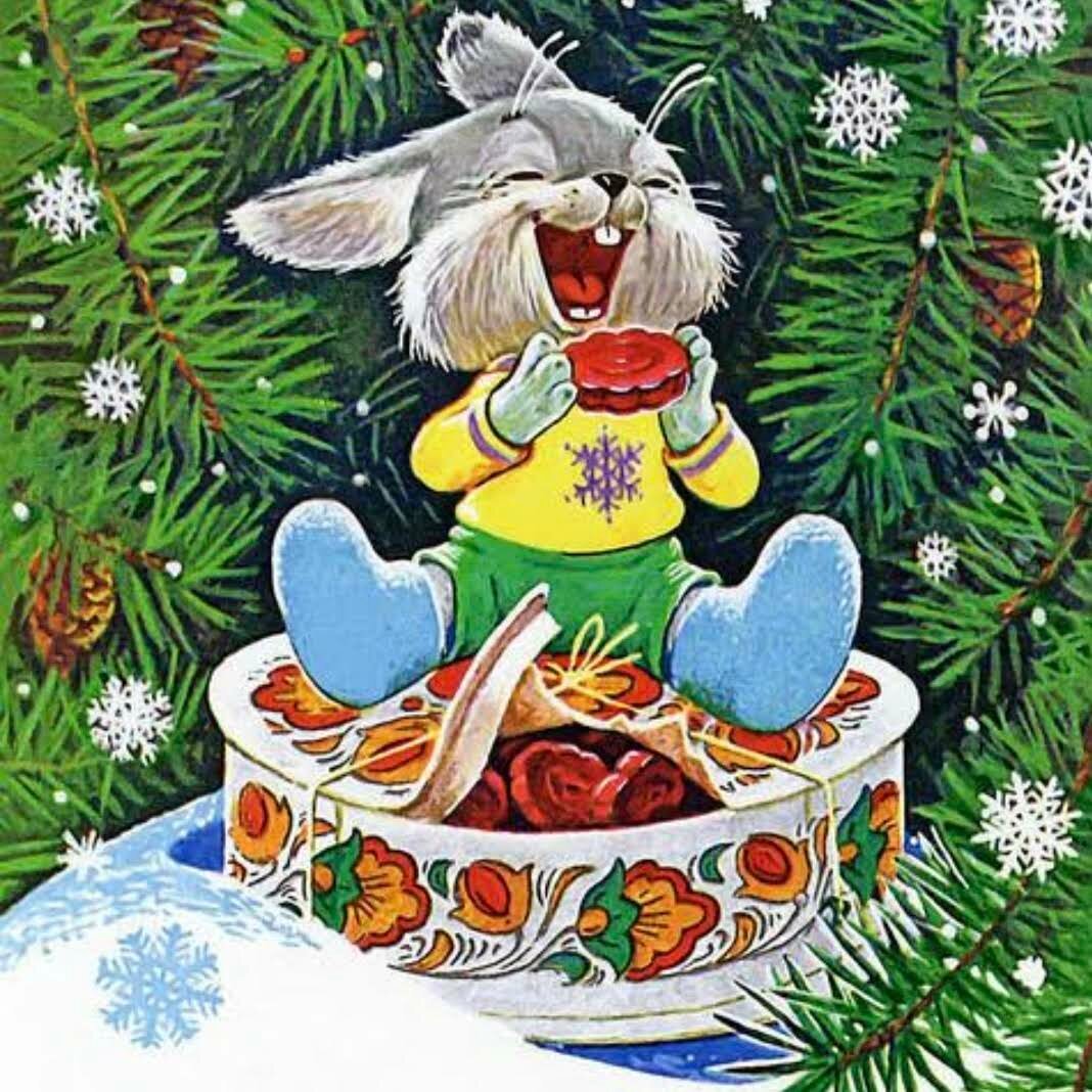 Советские открытки с новым годом