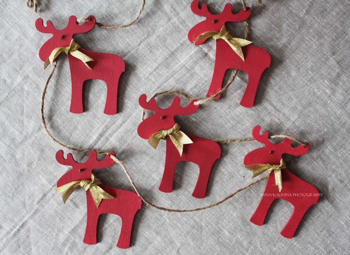 Новогодние поделки из веток