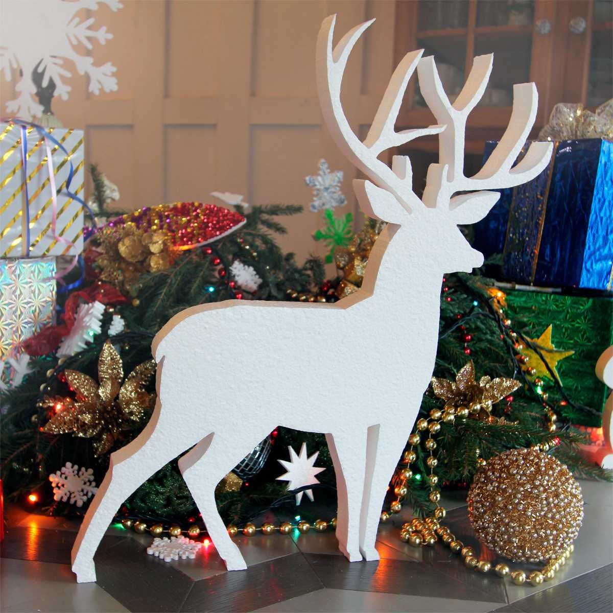 Уличные украшения к новому году