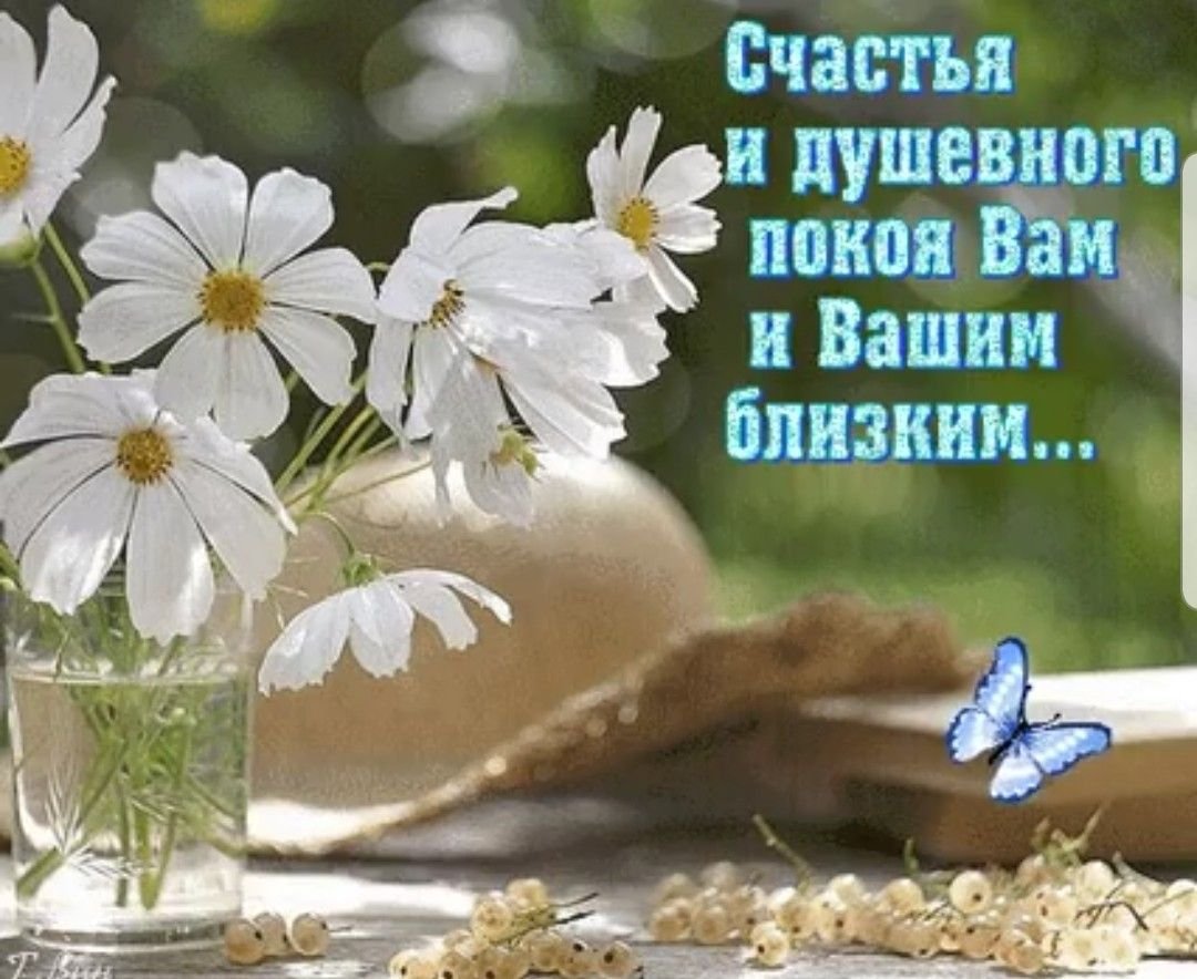 Доброе утро с пожеланиями здоровья и счастья