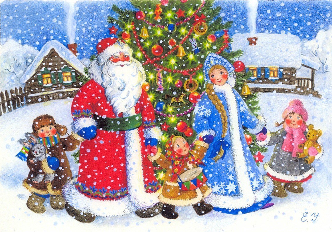 Художник Елена Уварова Рождество