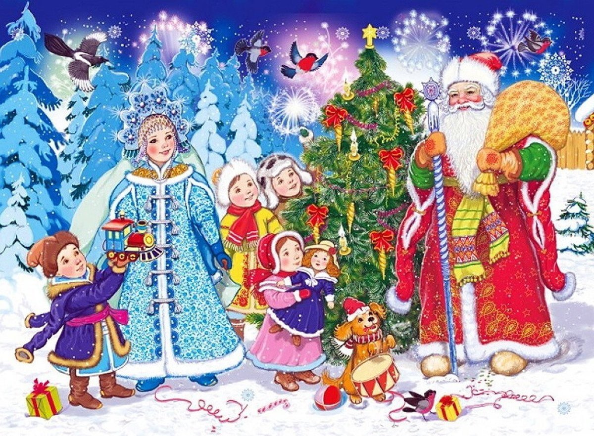 Хоровод вокруг елки