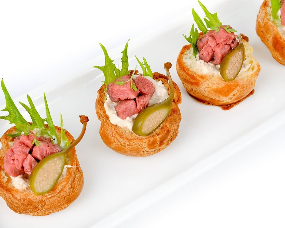 Канапе мясное