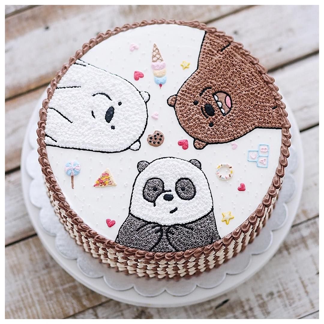 Торт мишка кремовый