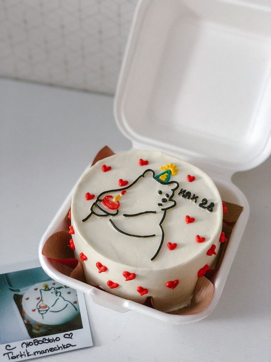 Бенто торт с печатью