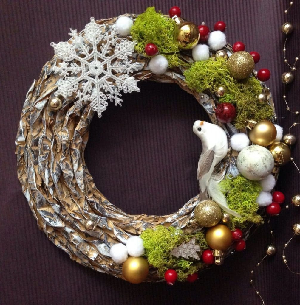 Картонные новогодние украшения