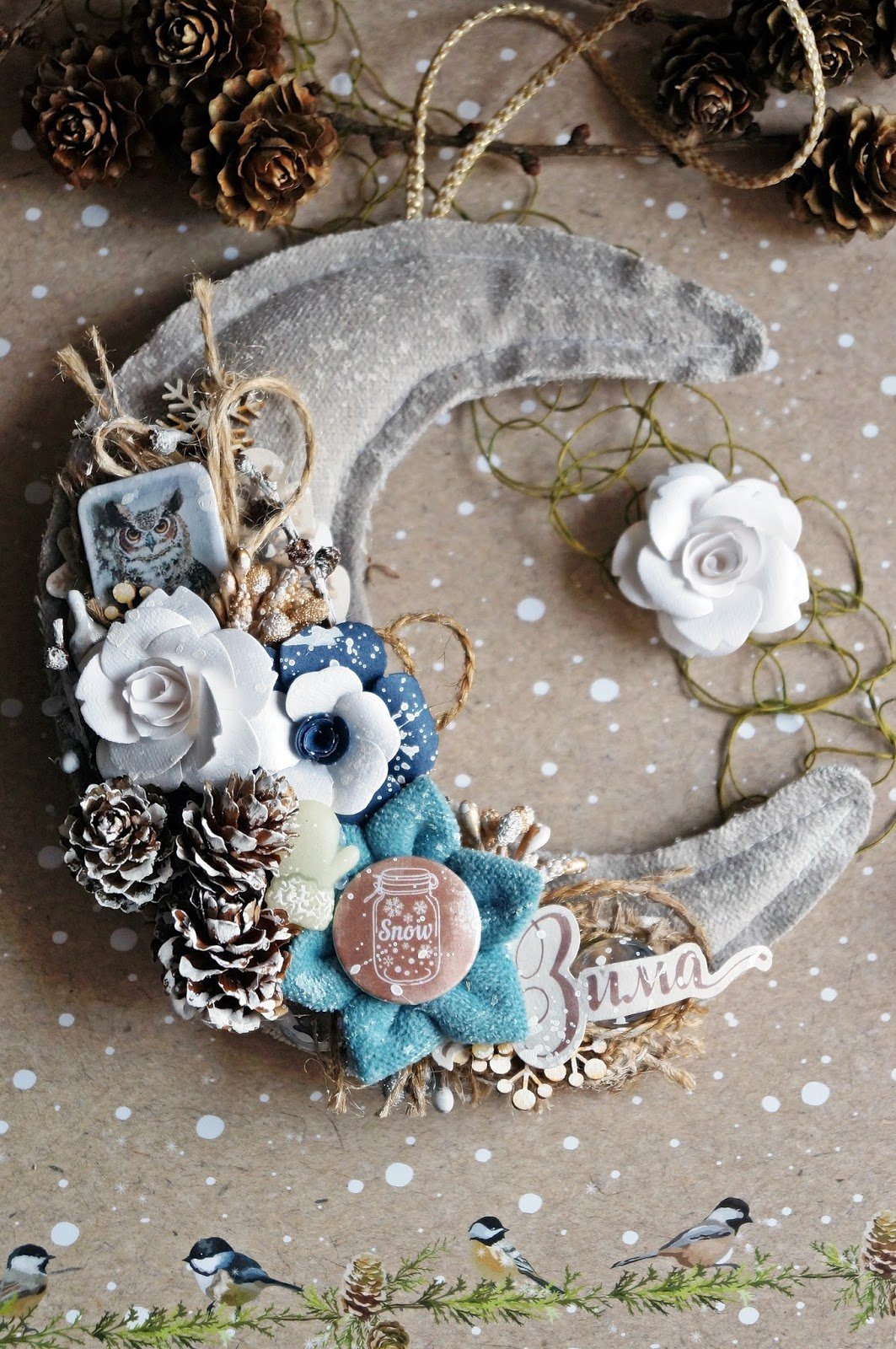 Месяц своими руками на новый год