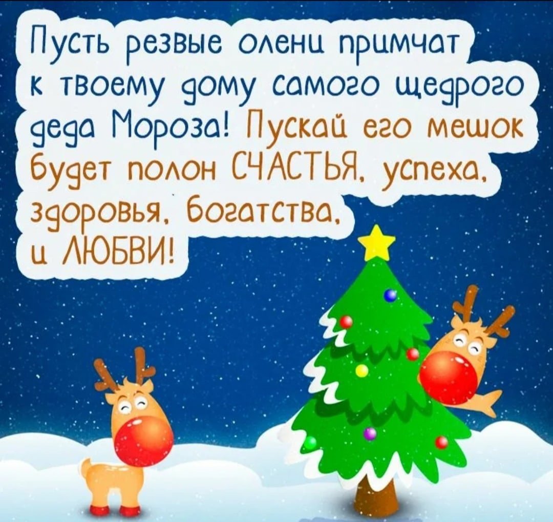 Новогодний кот мультяшный