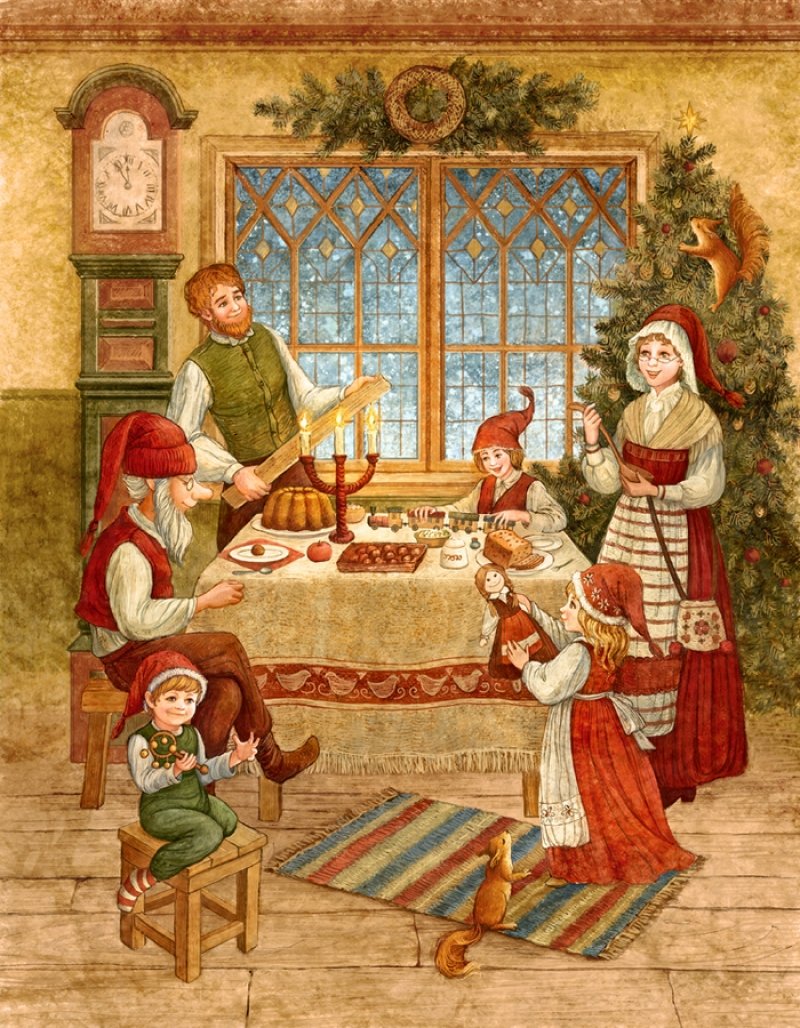 Галина Егоренкова новогодние иллюстрации