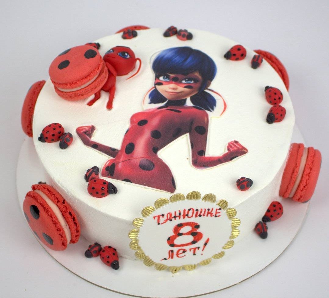 Торт леди баг и СУПЕРКОТ для девочки