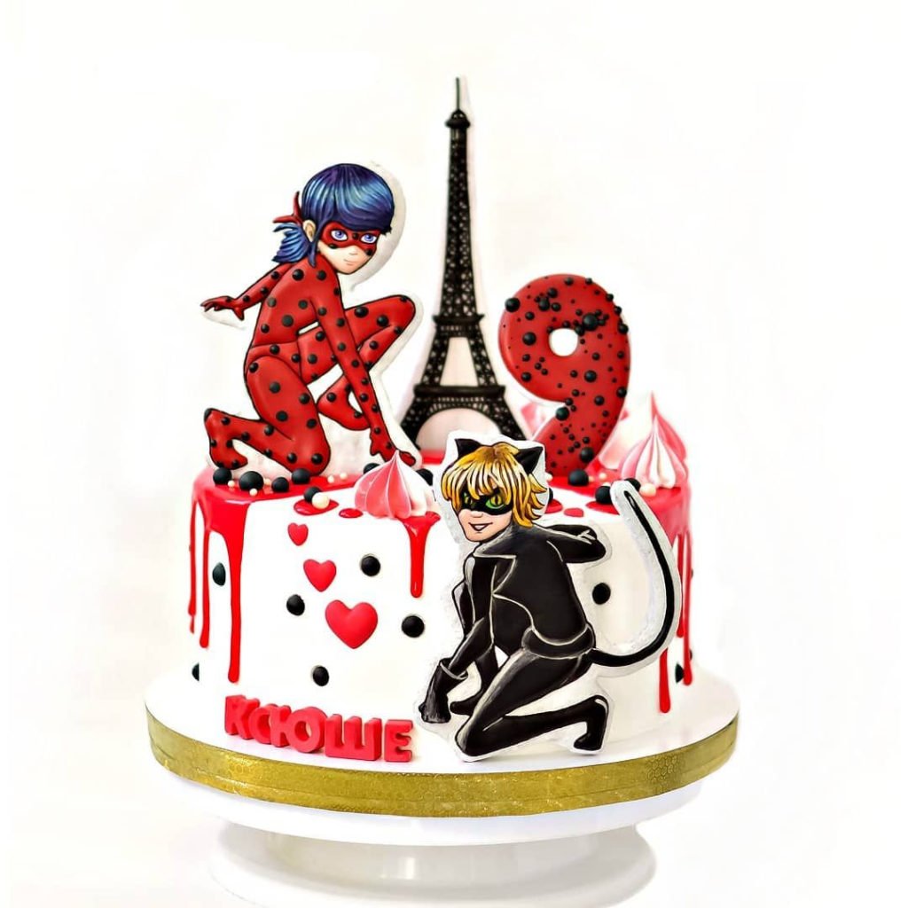 Торт леди баг и СУПЕРКОТ