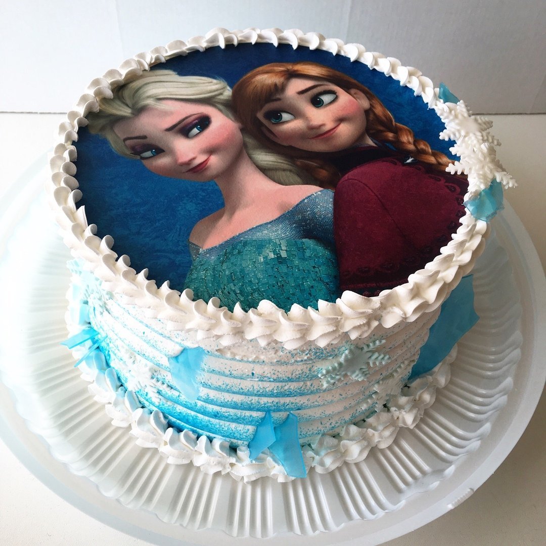 Торт эльза для девочки