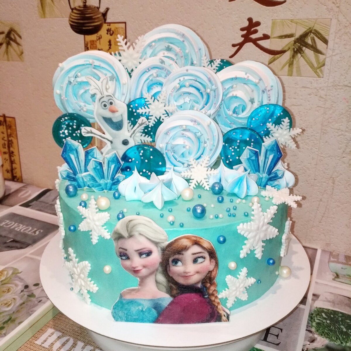 Торт принцесса Эльза и Анна