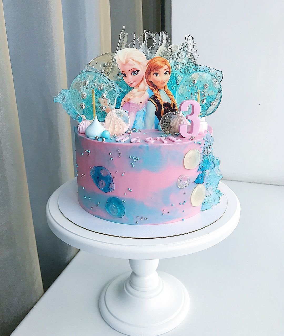 Торт Холодное сердце квадратный