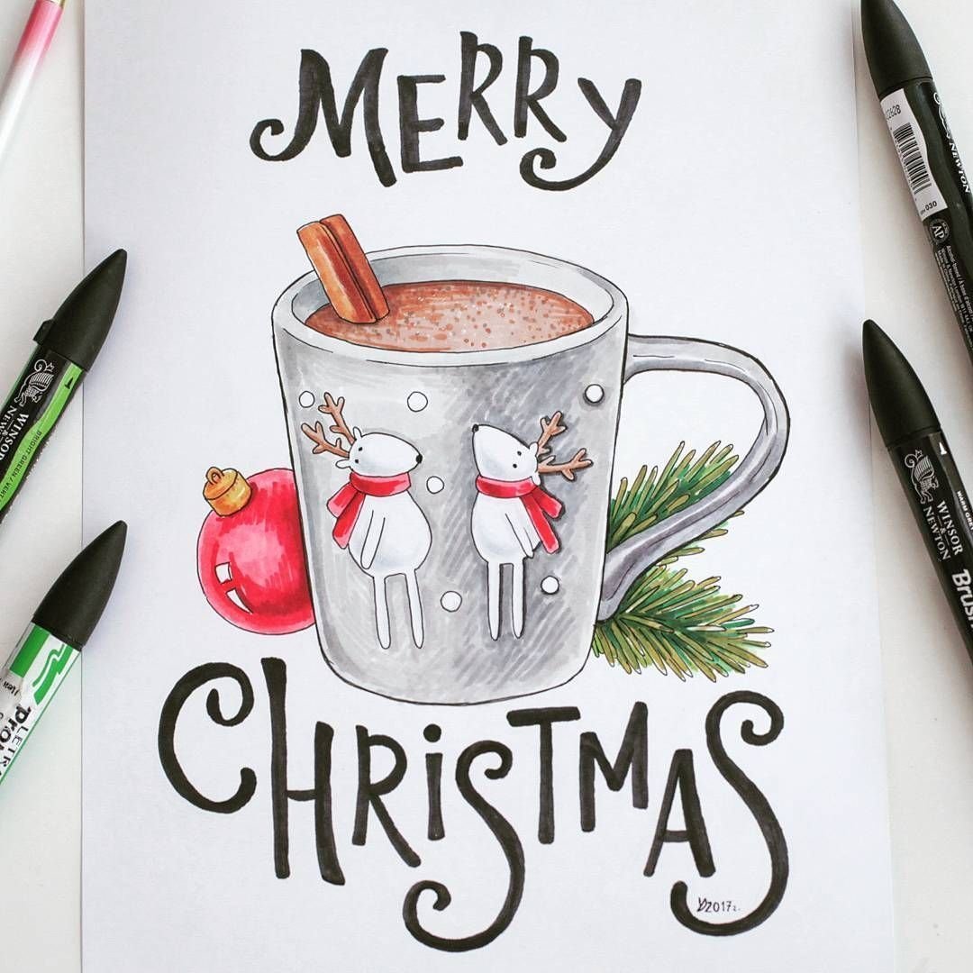 Маленькие рисунки на новый год