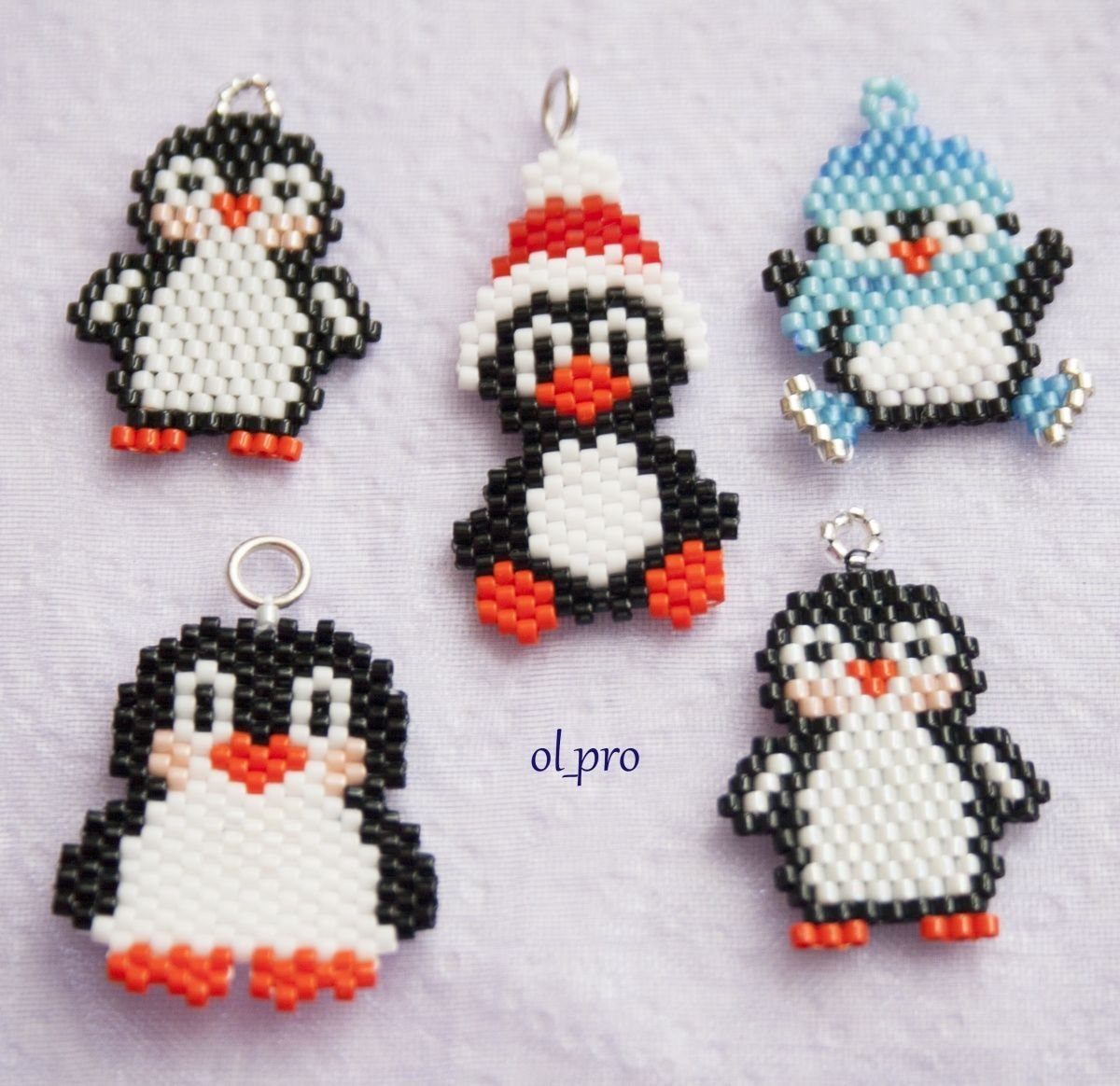 Новогодние схемы для бисера