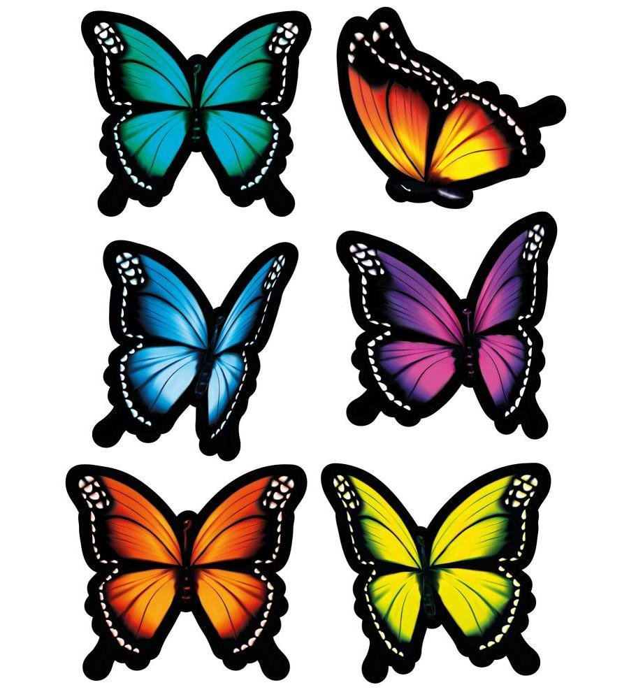 Разноцветные бабочки