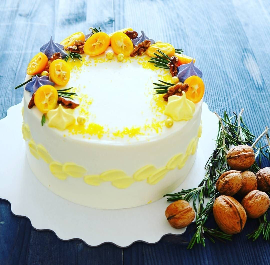 Морковный торт кумкватом