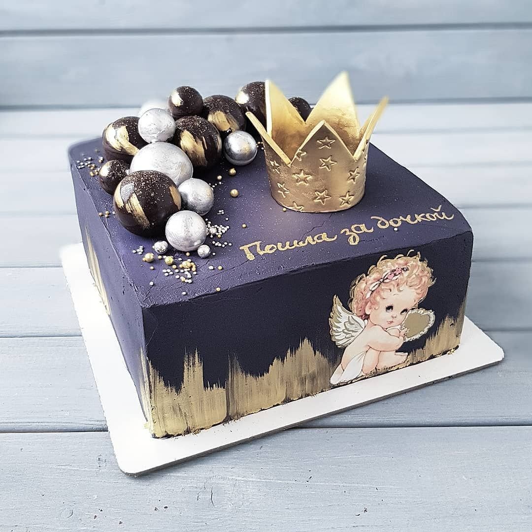 Мужской торт квадратный