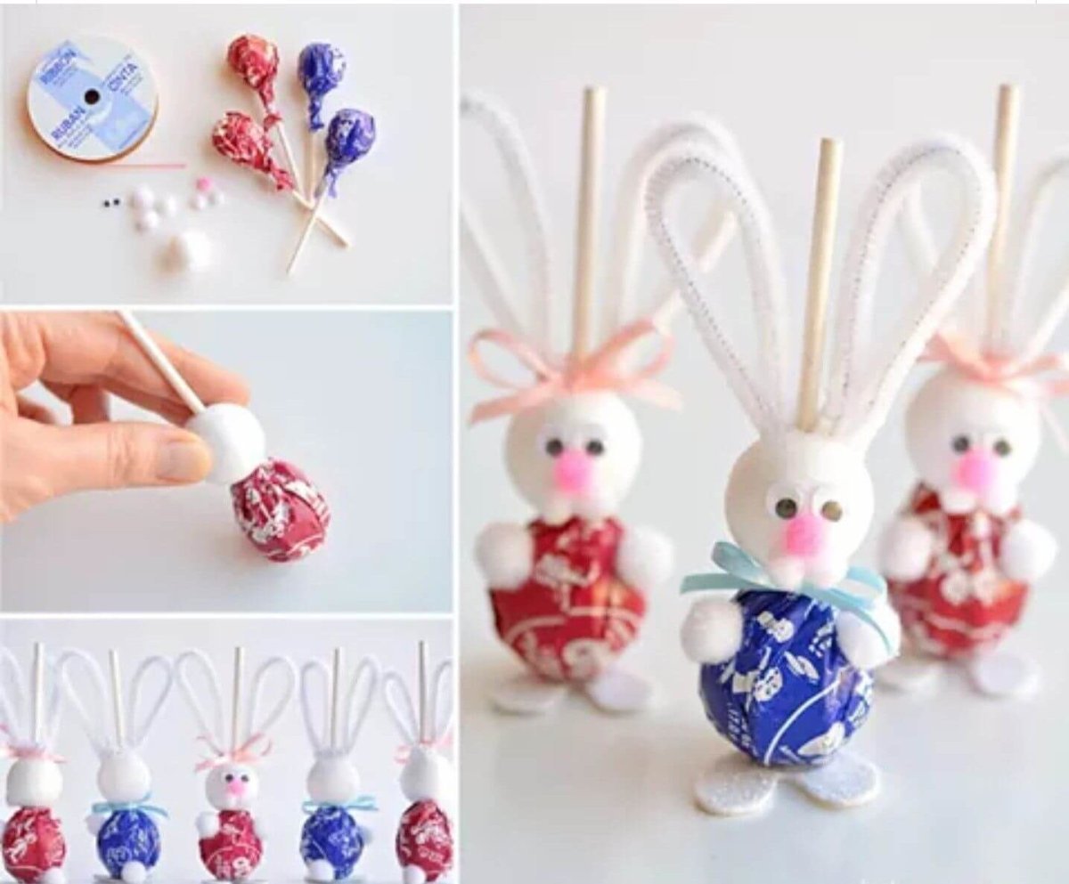 Зайчик из фетра