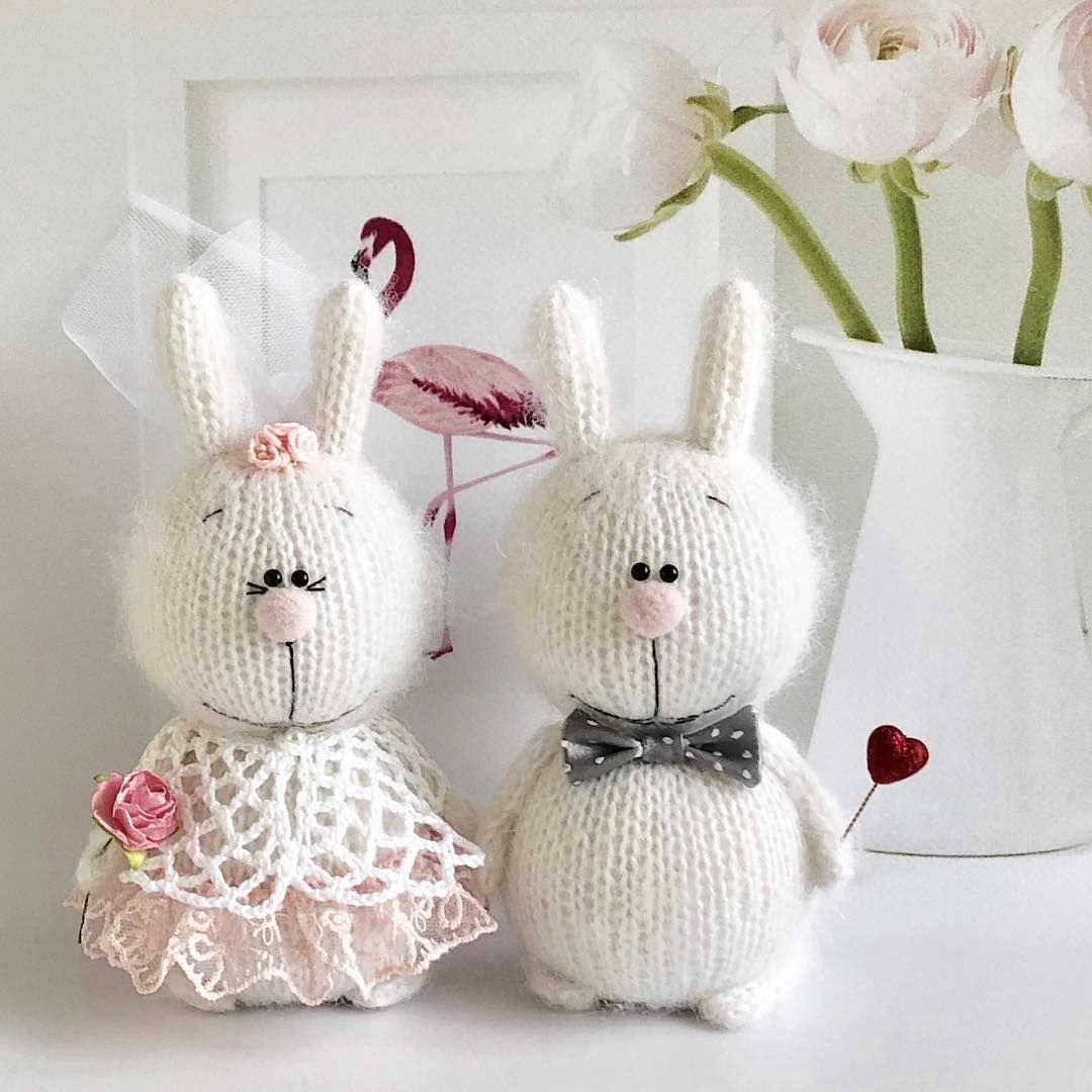 Зайчик из джута