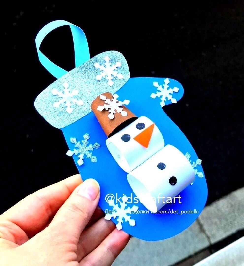 Новогодние поделки для детей