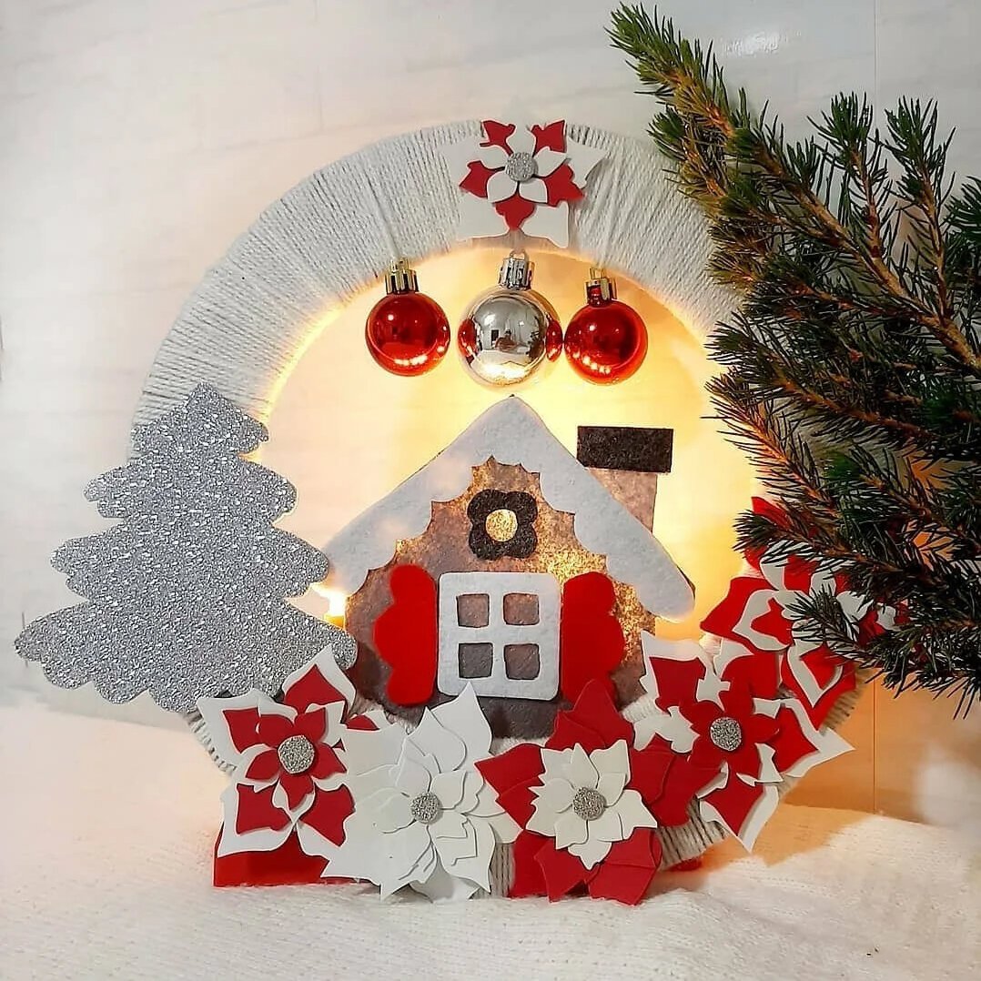 Поделка на новый год в садик своими