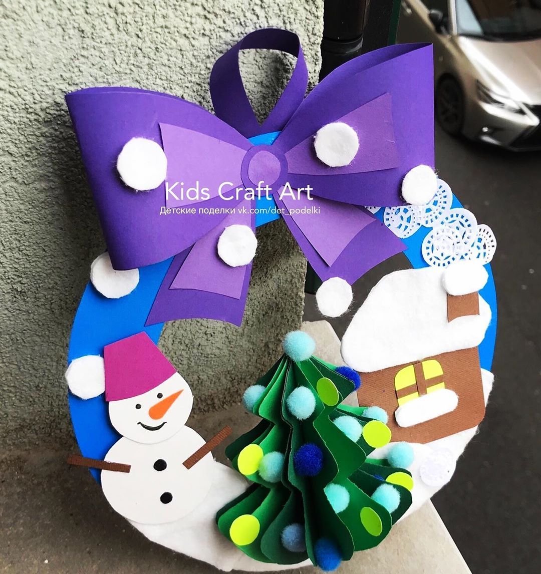 Новогодние поделки на елку с детьми