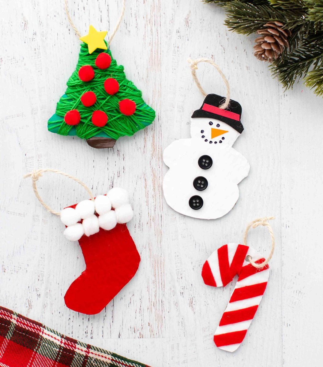 Поделка на новый год круглая