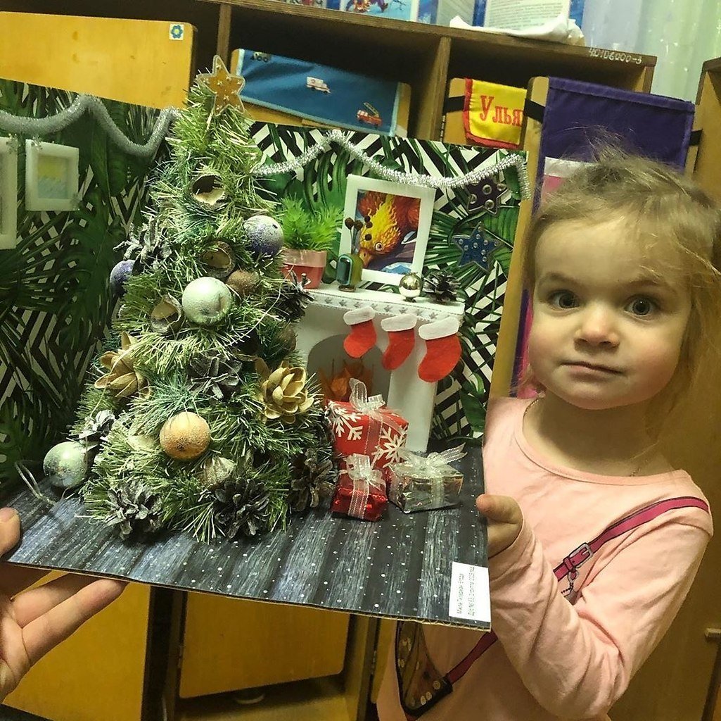 Поделка на новый год из пенофола для школьников