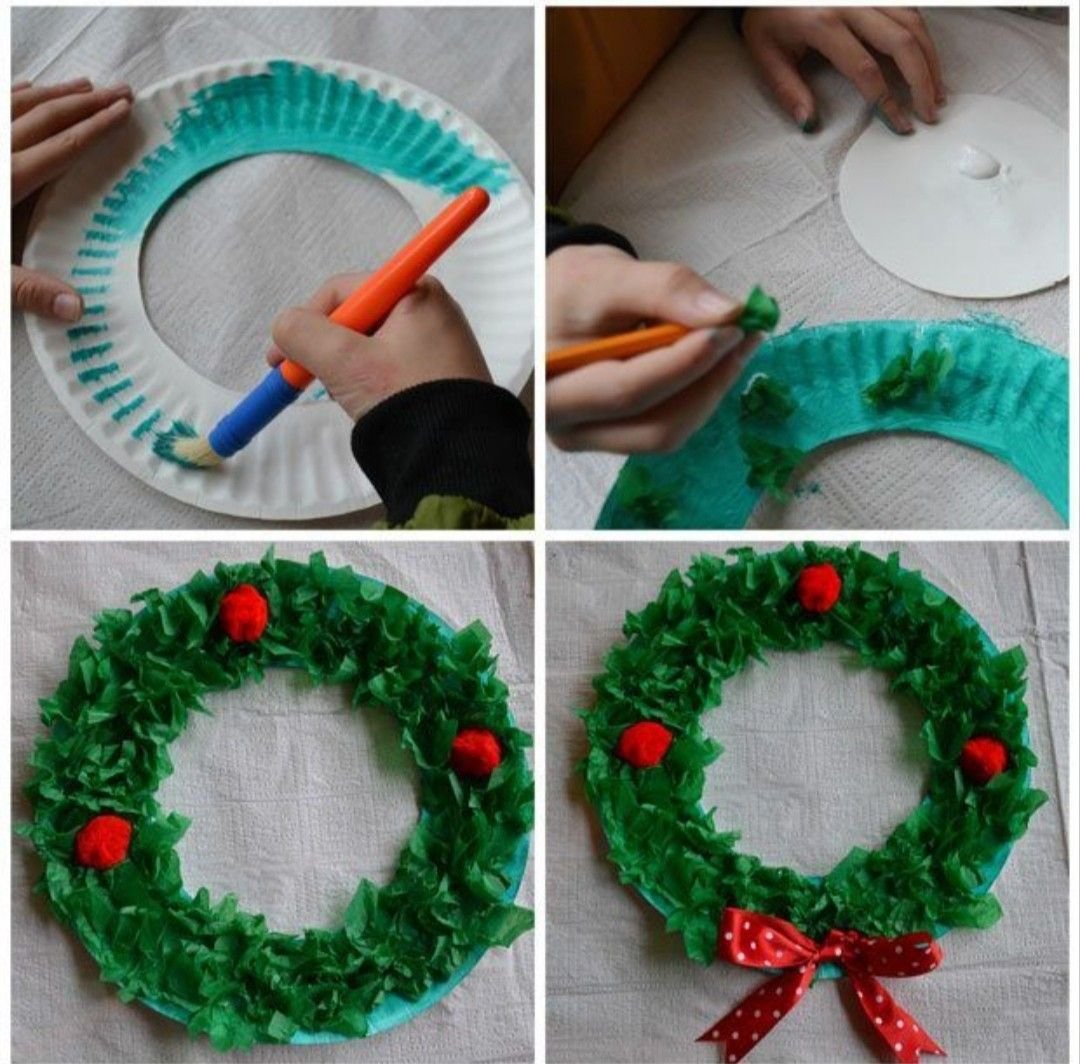 Новогодние поделки в садик