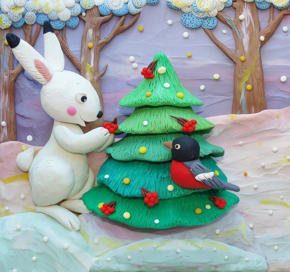 Новогодняя поделка в детский сад