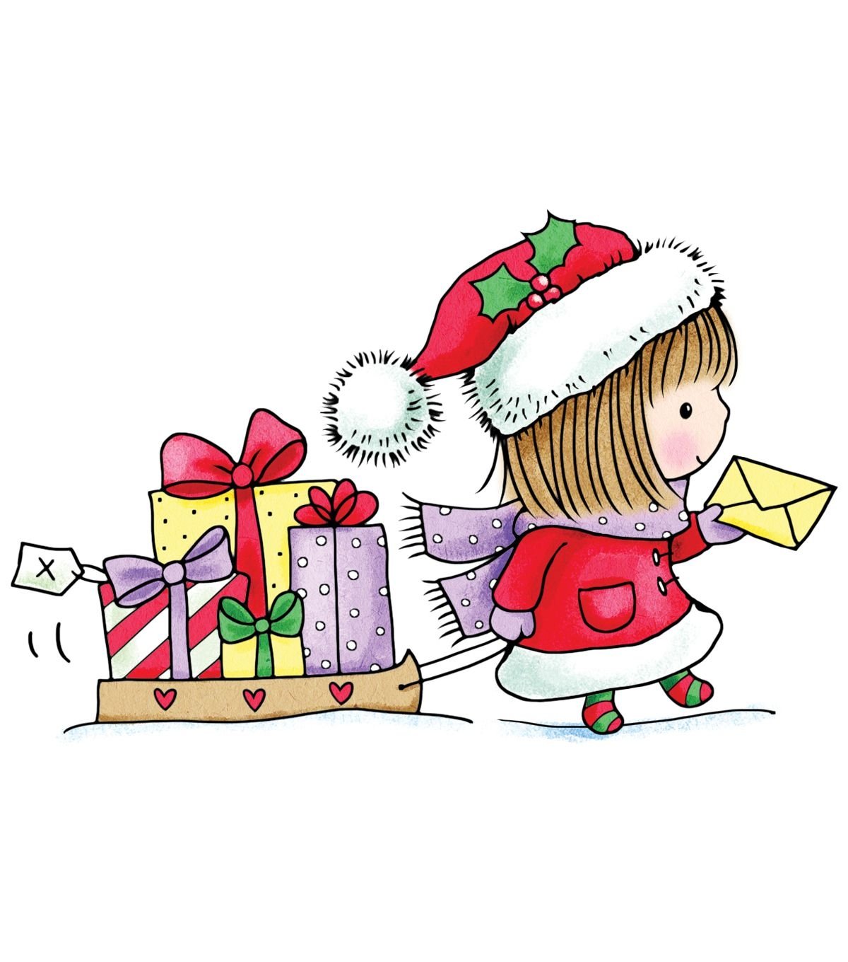 Новогодние рисунки для срисовки карандашом