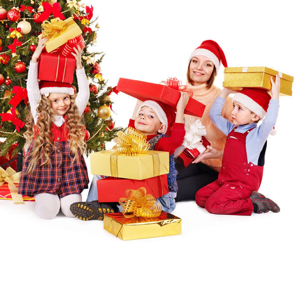 Новый год елка подарки дети