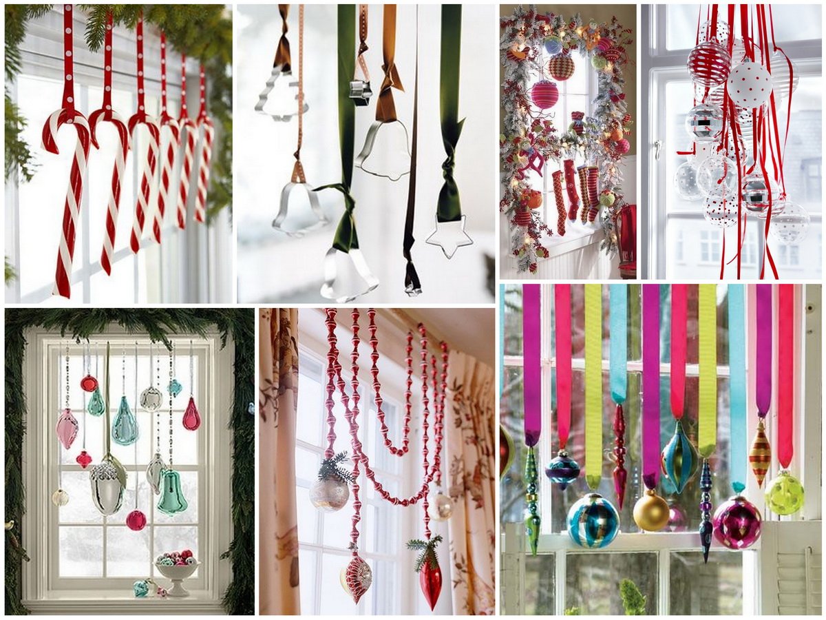 Новогоднее украшение комнаты