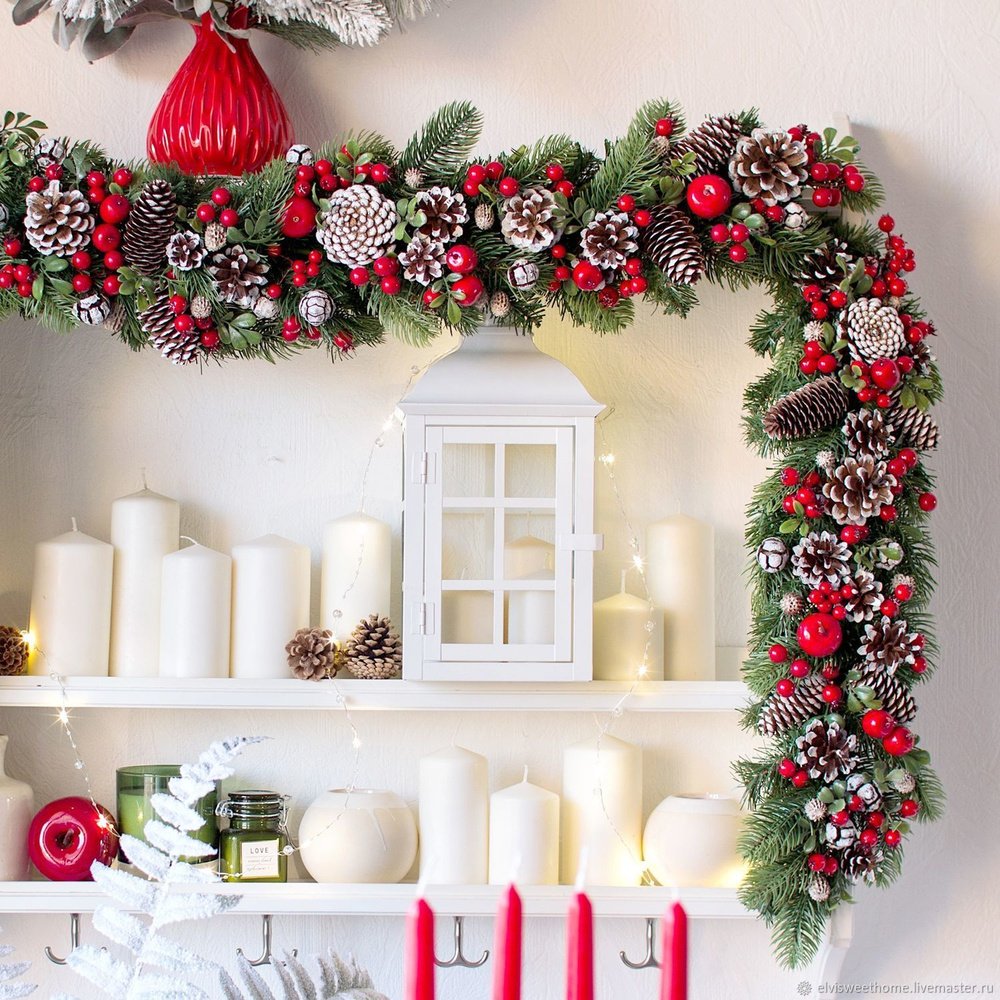 Украсить дом к Рождеству