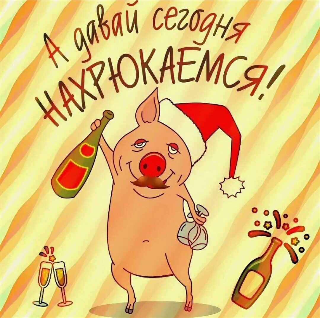 С новым годом свиньи