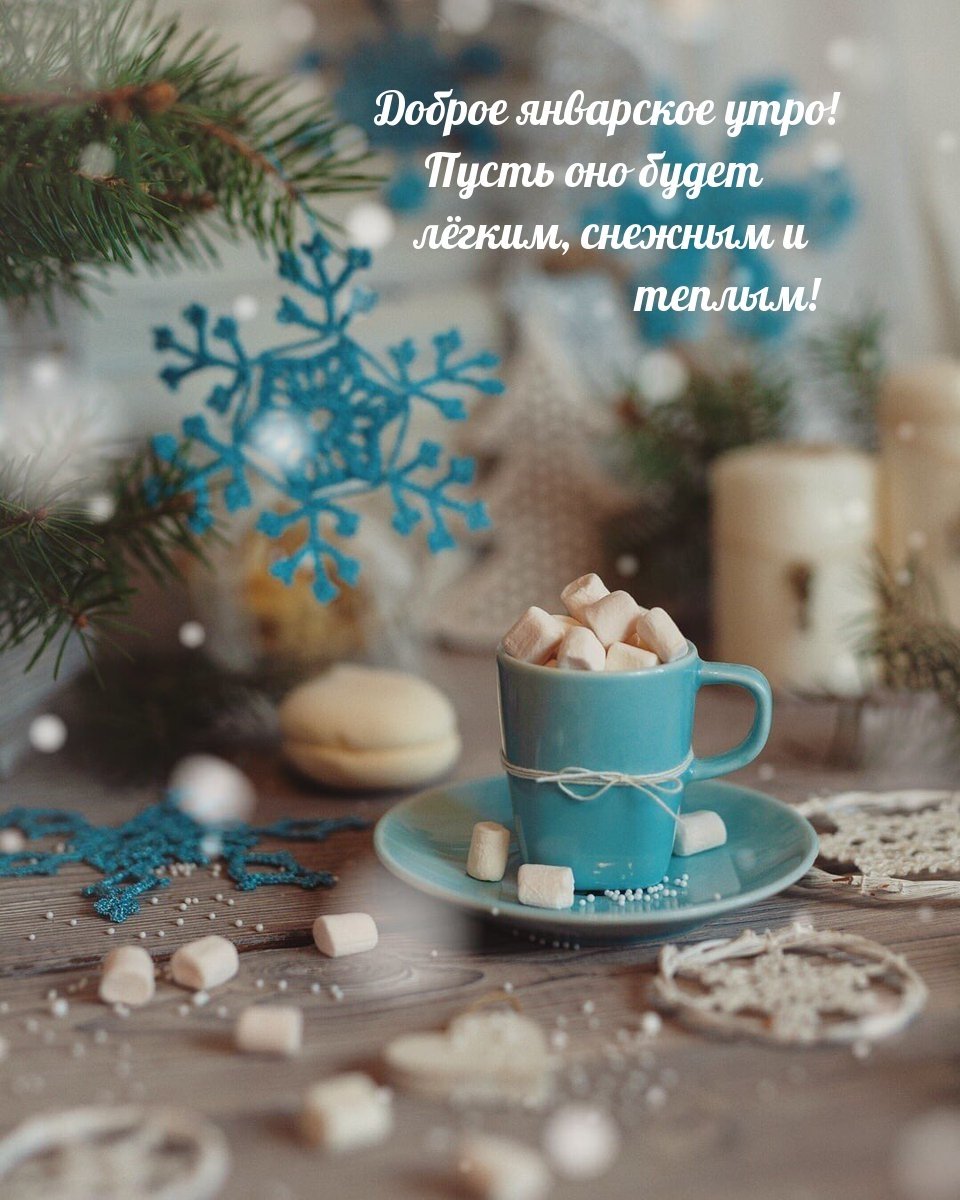 Прекрасного снежного утра и отличного настроения