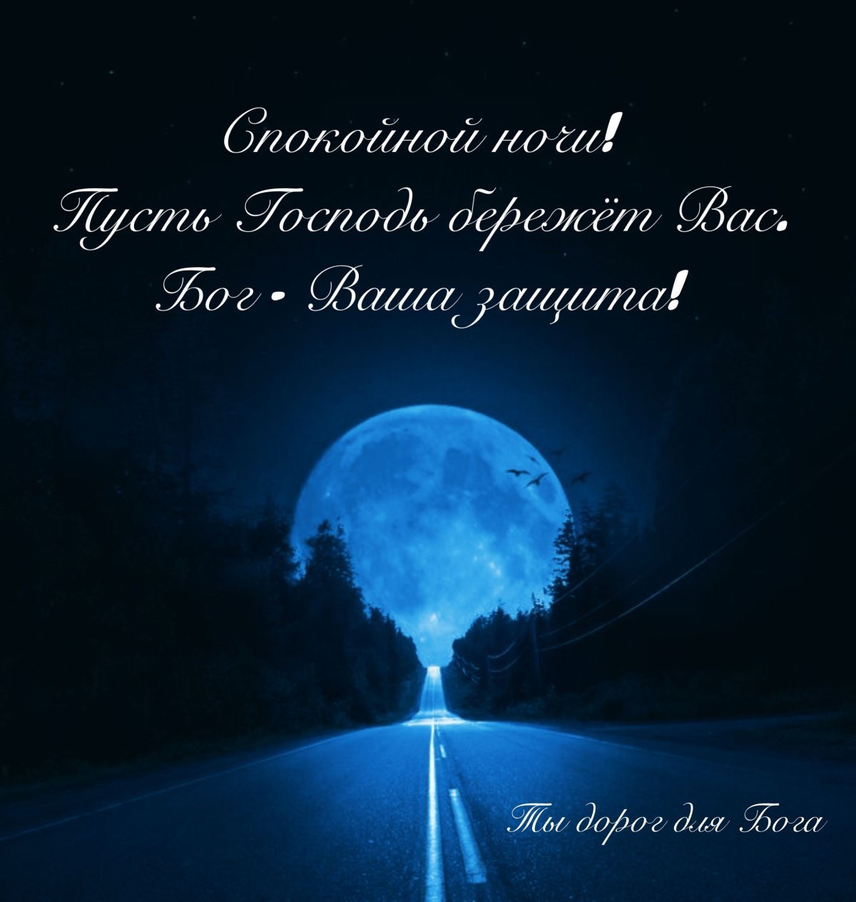 Спокойной ночи со смыслом девушке