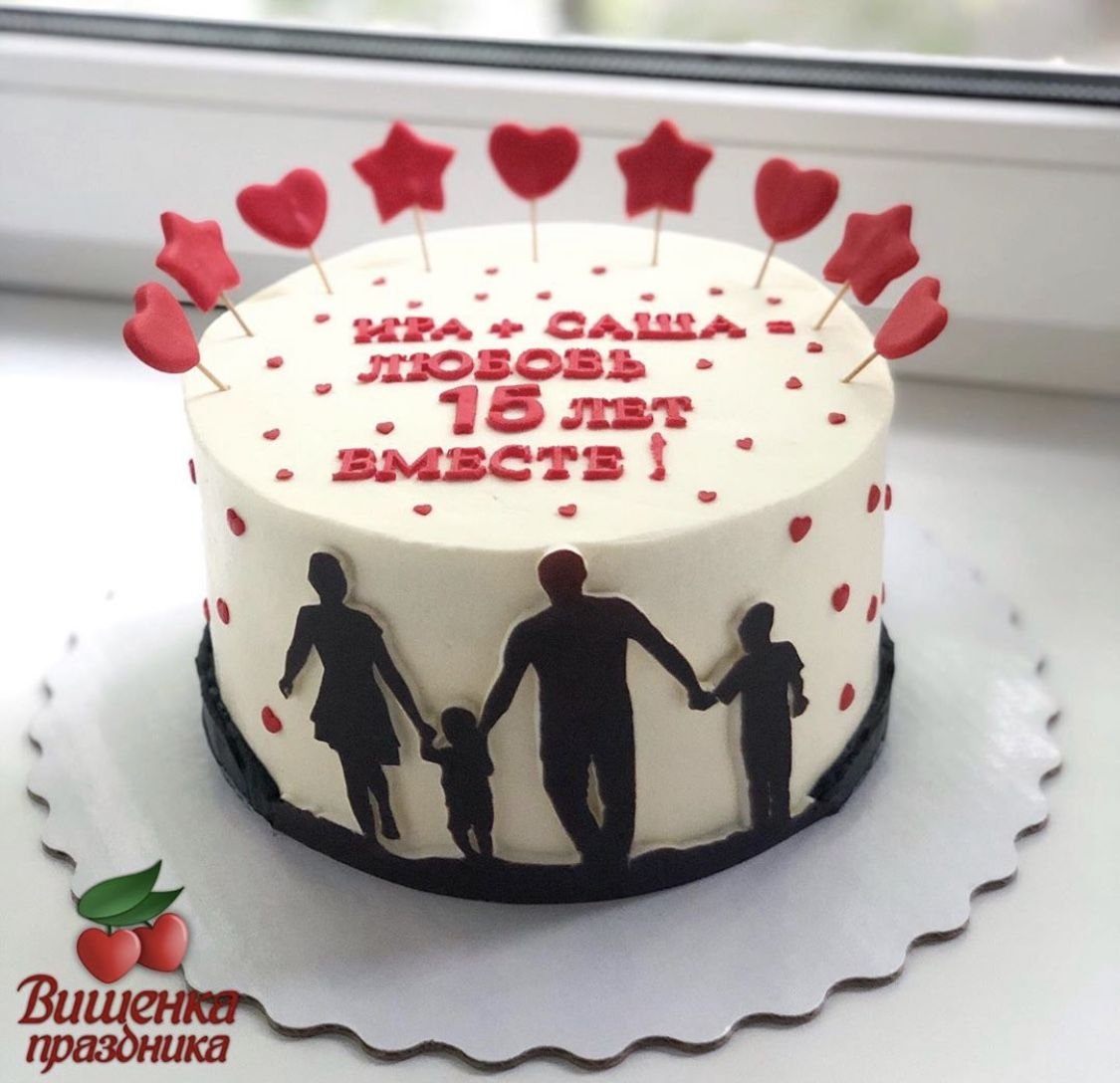 Торт на годовщину свадььм