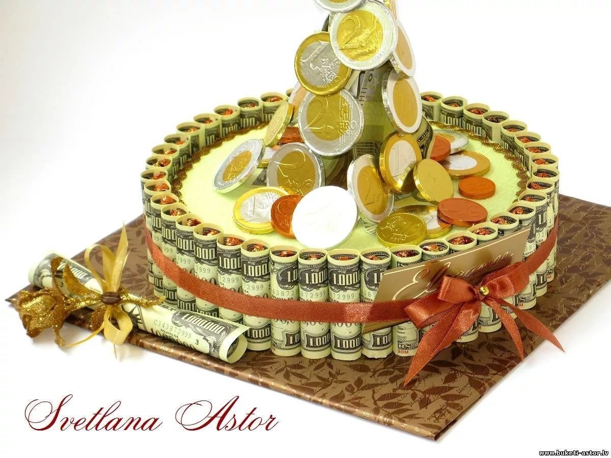 Торт из денег