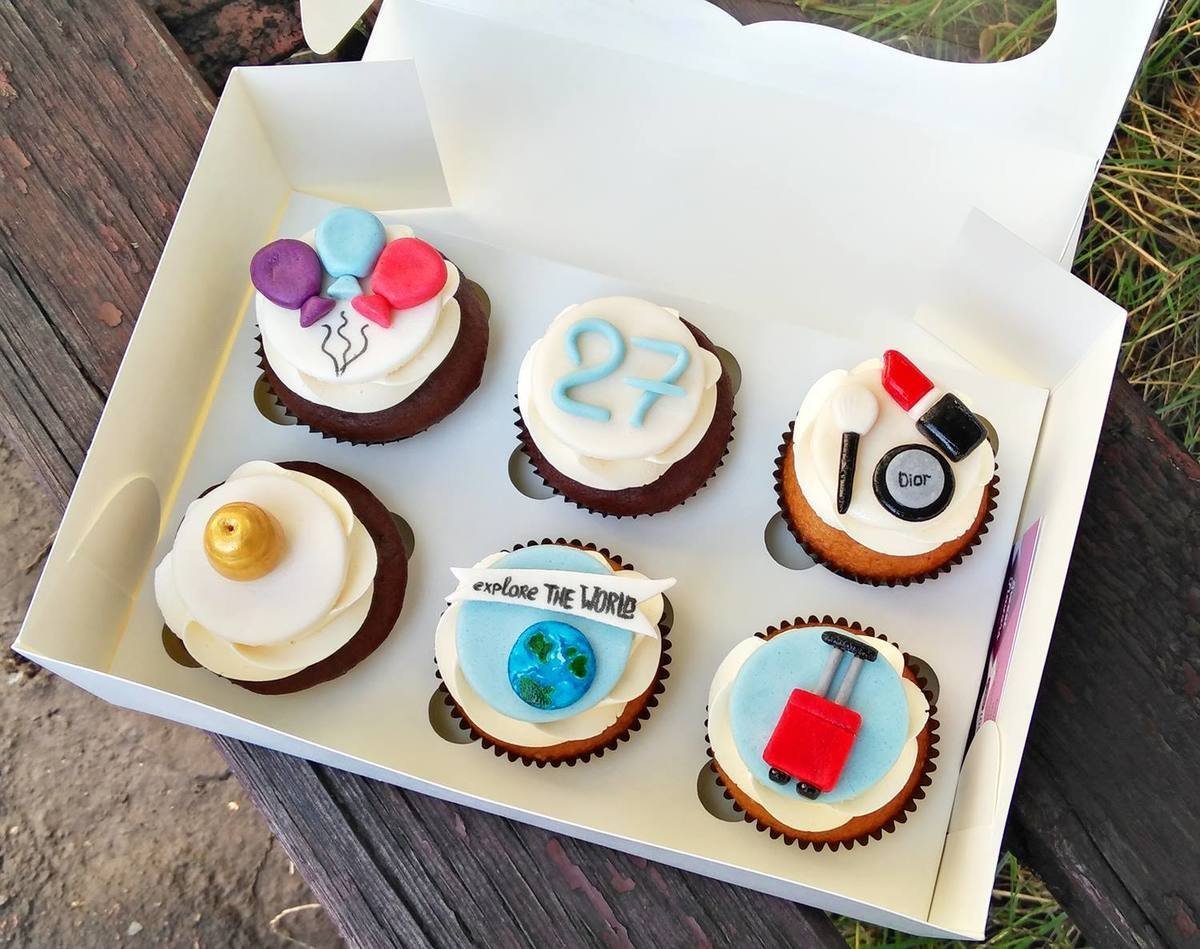 Декор капкейков для мужчин на день рождения