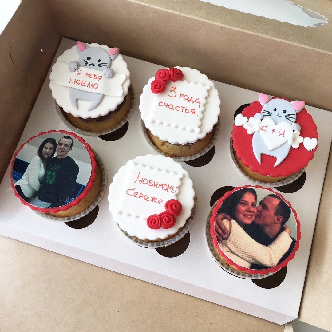 Капкейки с фотопечатью