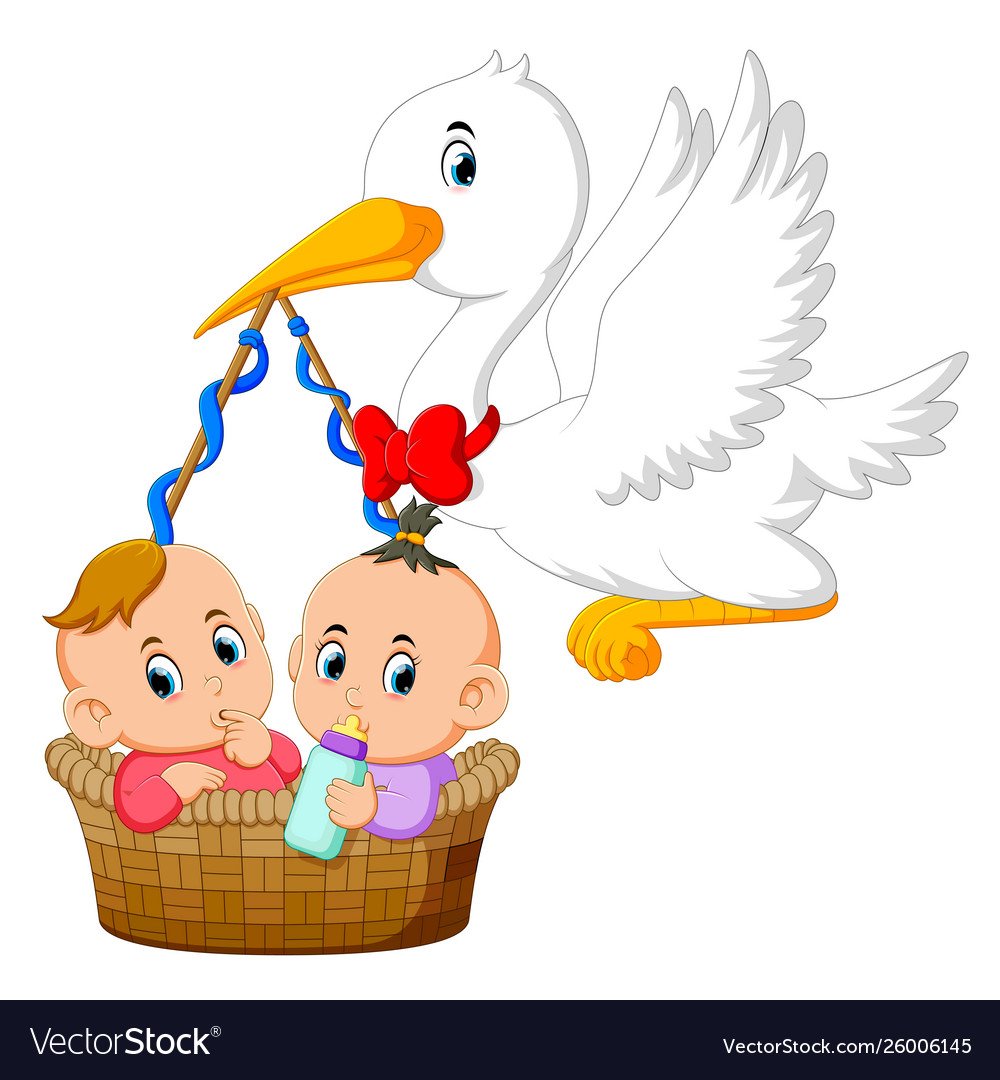 Анна Геддес двойняшки