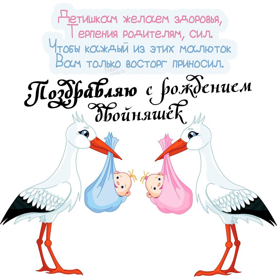 С рождением двойни мальчиков