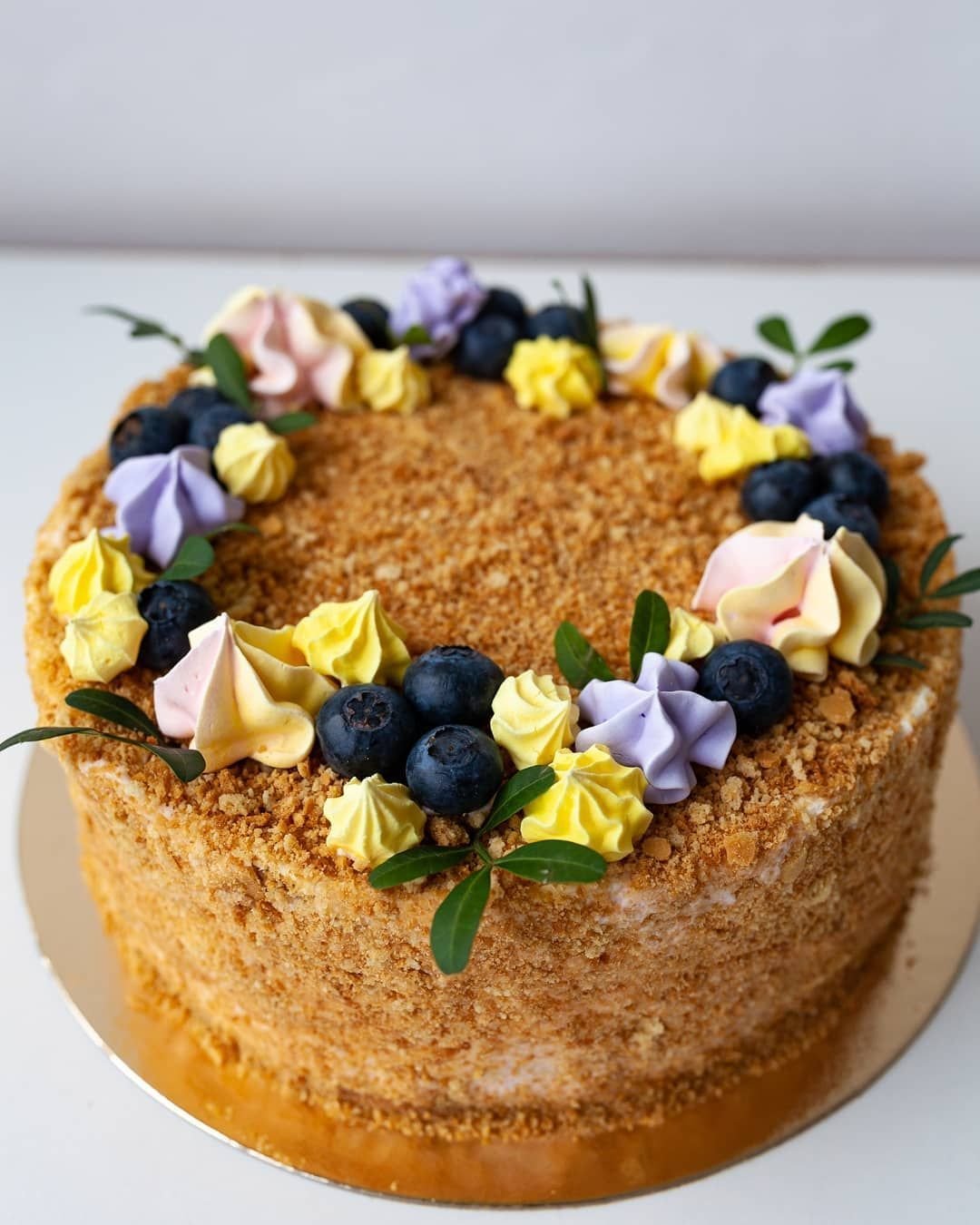 Торт Рыжик медовый с заварным кремом